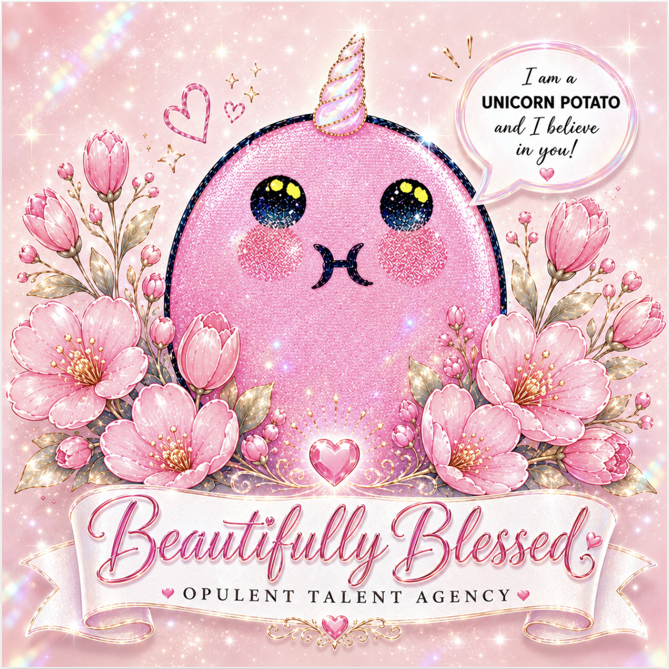 Portrait for the Yours Truly beauty collection